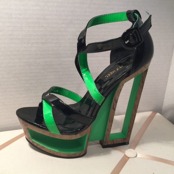 Beauty Heel Shoes - Beauty Heel Shine Platform